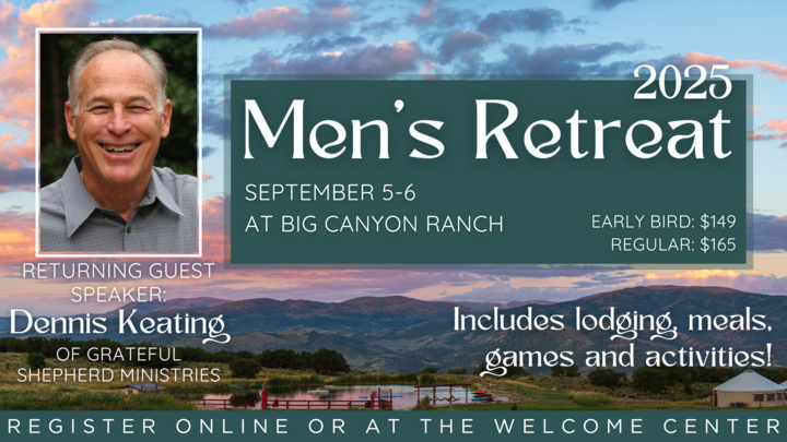 2025 Men's Retreat logo