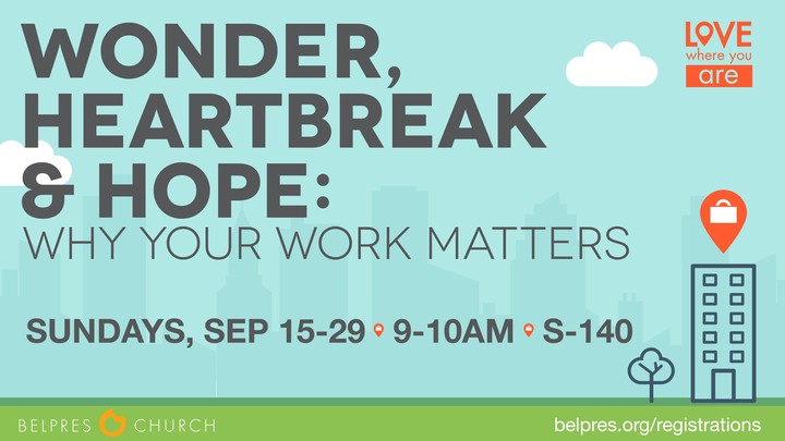 Wonder, Heartbreak & Hope: Why Your Work Matters logo image