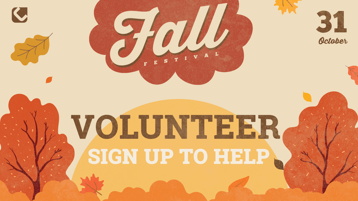 Fall Festival VOLUNTEERS logo image