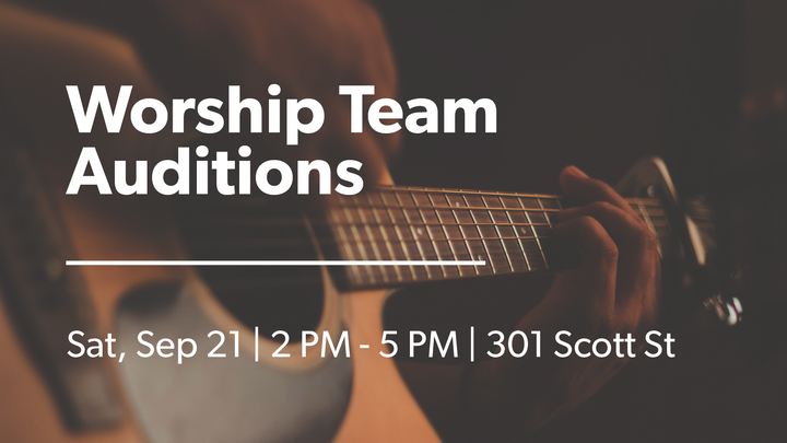 Worship Team Auditions logo image