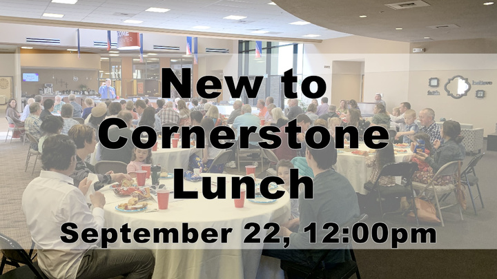 New to Cornerstone Lunch logo image