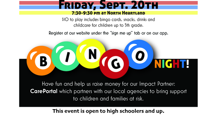 Bingo Night Fundraiser for Care Portal logo image