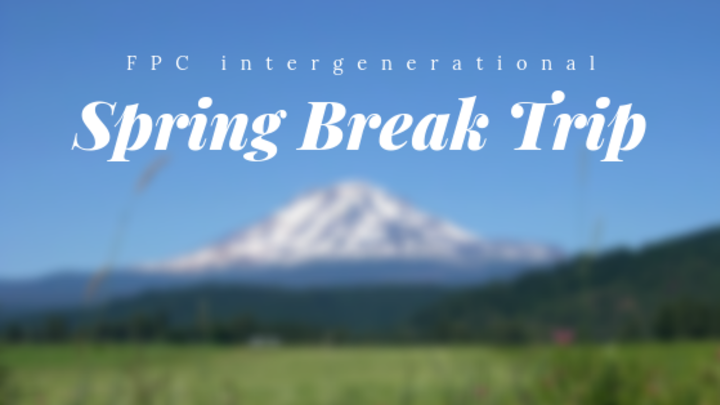 Intergenerational Spring Break Trip logo image