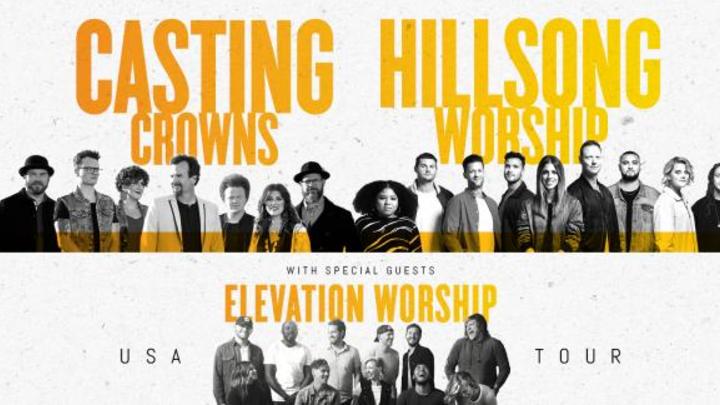 Casting Crowns / Hillsong Worship / Elevation Worship Tour 2019 logo image