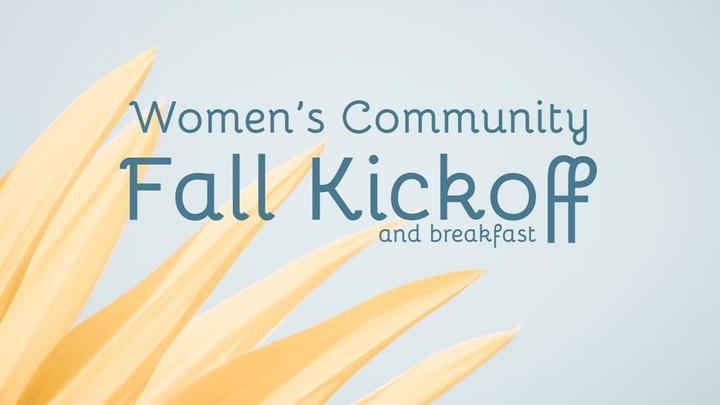 Womens Community Fall Kickoff logo image