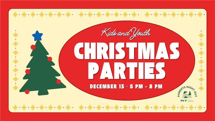 Parent's Night Out: Youth & Kids' Christmas Parties logo