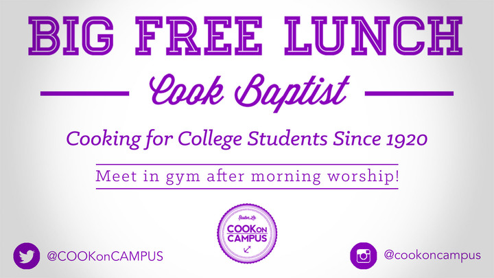 Big FREE Lunch! for College Students logo image
