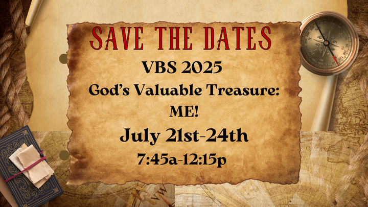 2025 VBS God's Valuable Treasure ME! logo