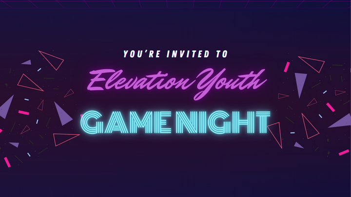 Elevation Youth Game Night logo