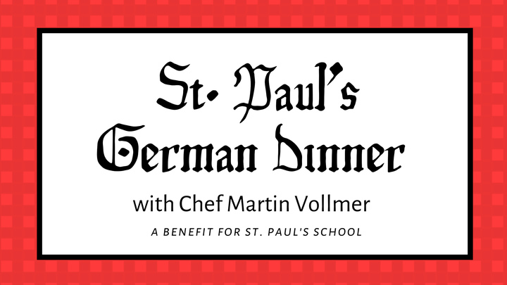 St. Paul's German Dinner with Chef Martin Vollmer logo image