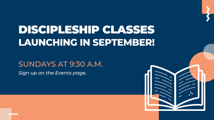 Discipleship Communities Kickoff in September logo image