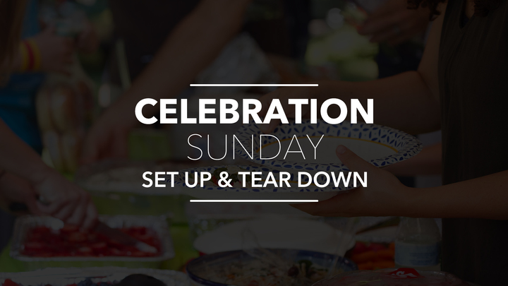 Celebration Sunday - Set Up and Tear Down logo image