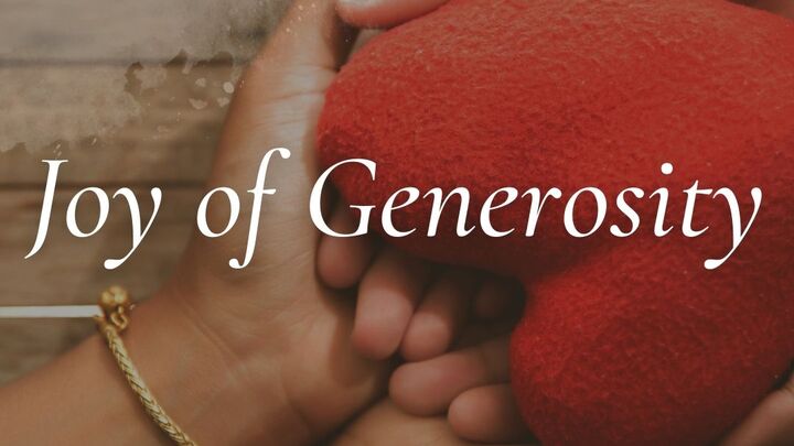 Joy of Generosity logo
