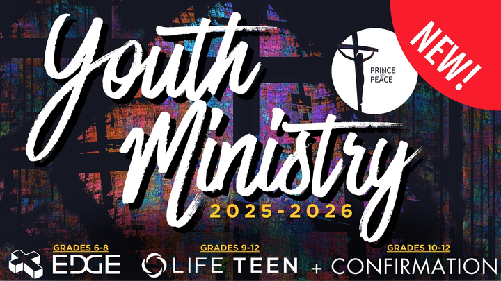 Youth Ministry (6-12th Grade) & Confirmation 2025-2026 | Ministerio Juvenil y Confirmación logo