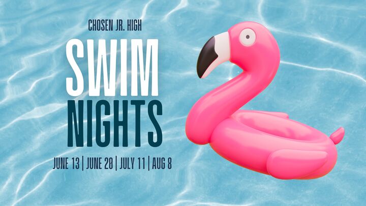 Chosen Jr. High Swim Nights logo