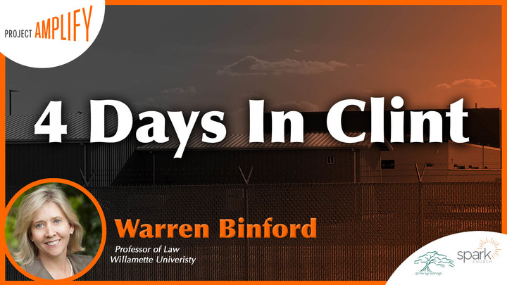 "4 Days In Clint" with W. Warren Binford logo image