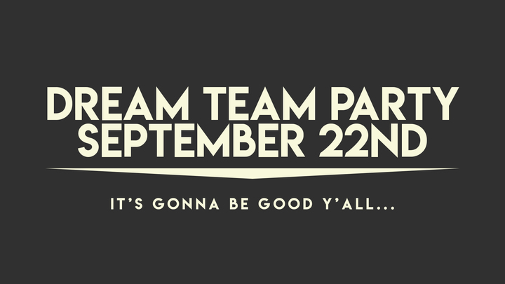Dream Team Party 2019 logo image