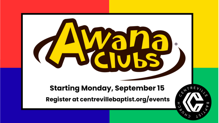 Awana Registration Fall 2025 logo