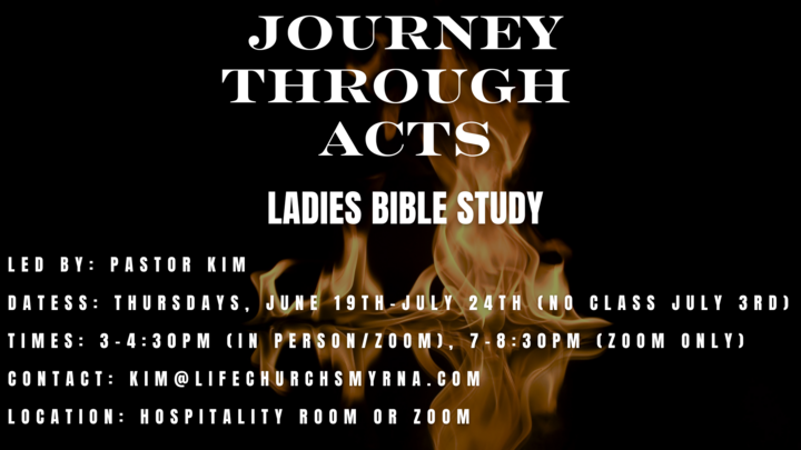Ladies Bible Study (Thursdays, June 19th-July 24th) logo