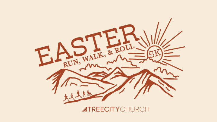 Easter 5K: Run, Walk, and Roll logo