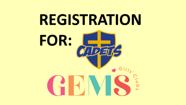 GEMS and Cadets Registration logo image