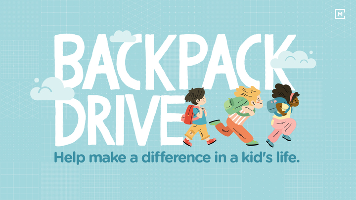 Backpack Drive 2026 - For The Bay logo