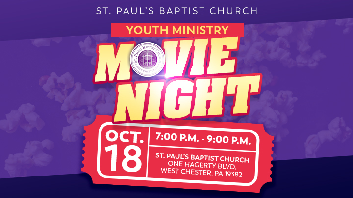 Youth Ministry Movie Night logo image