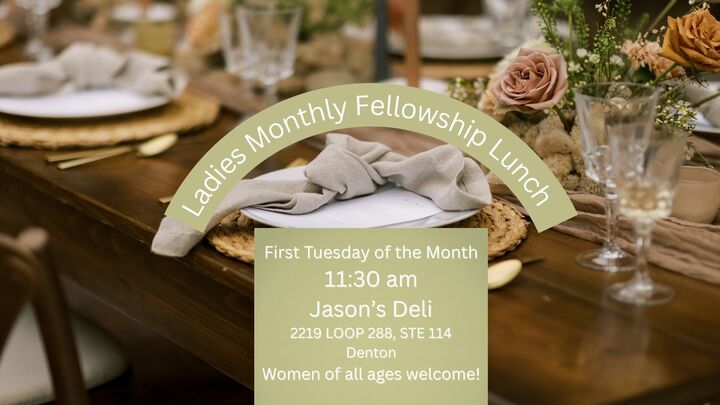 Ladies Monthly Fellowship Lunch / Almuerzo de Convivencia Mensual para Mujeres logo