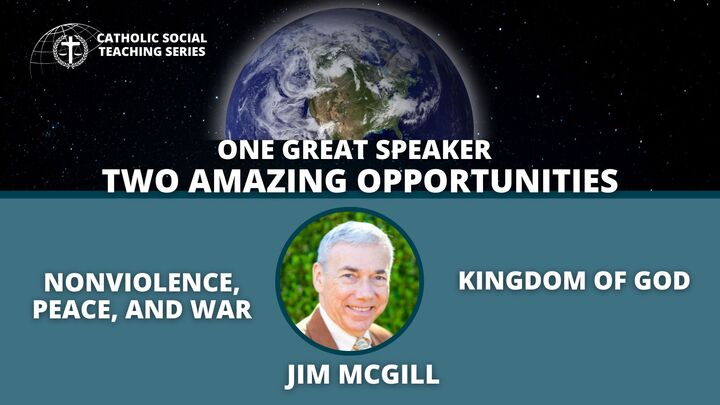 Catholic Social Teaching - Nonviolence / Kingdom of God logo