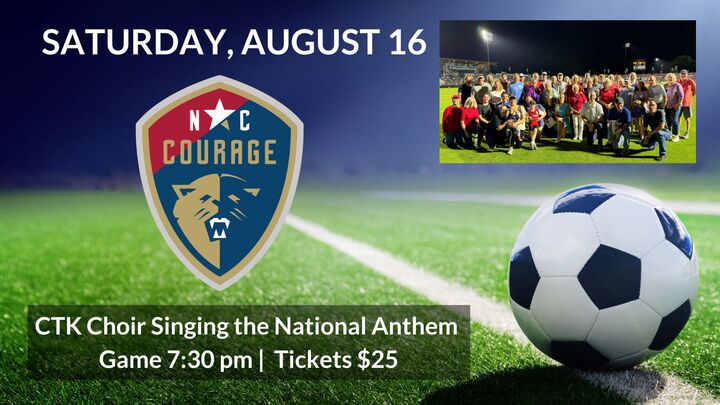 NC Courage Soccer Game logo