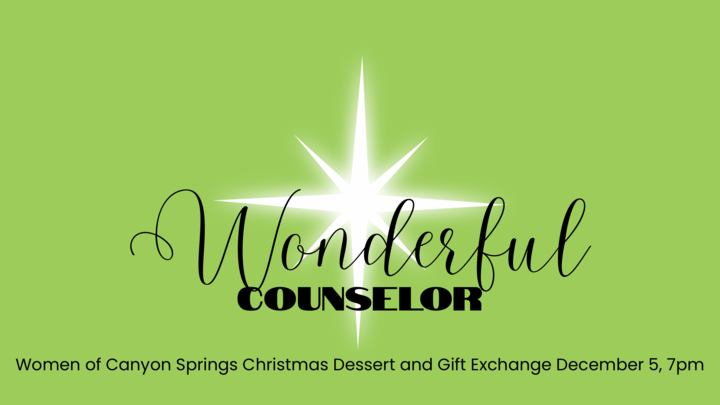 Women of Canyon Springs Christmas Dessert and Gift Exchange logo
