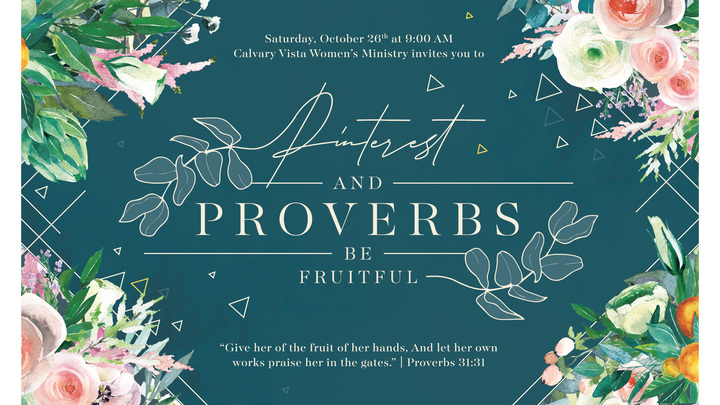 Pinterest & Proverbs: BE Fruitful logo image
