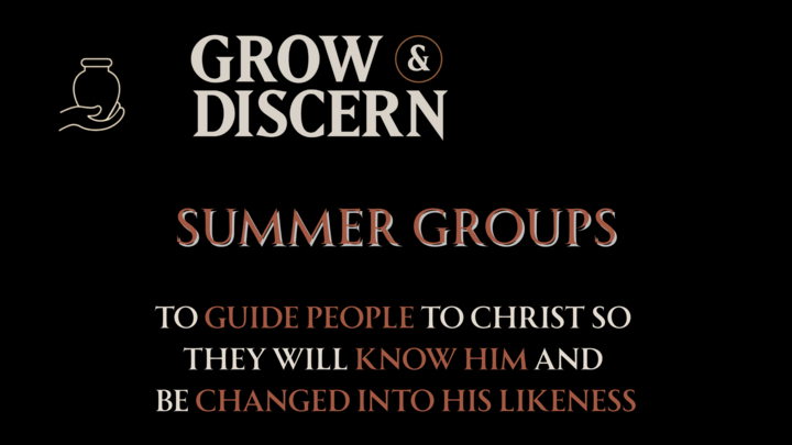 Grow & Discern Summer Group logo