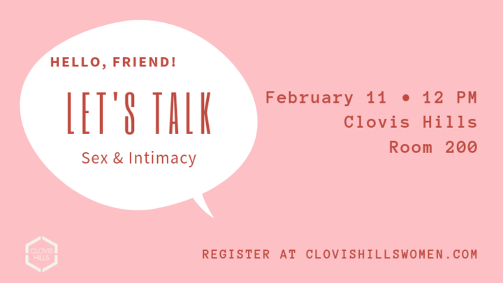 Let's Talk Tuesday: Sex & intimacy logo image