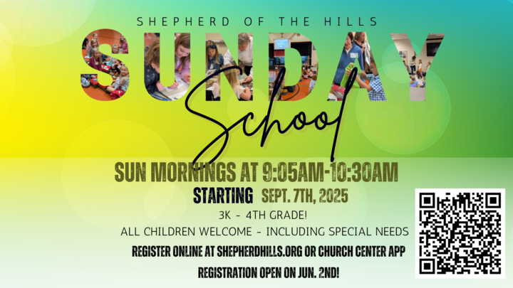 '25- '26 Sunday School Registration logo