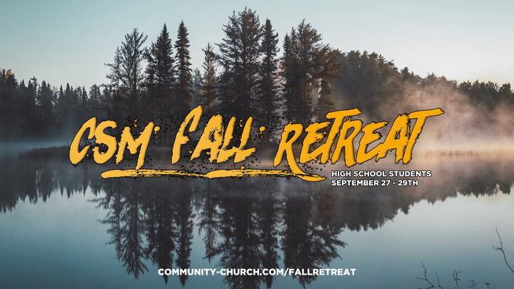High School CSM Fall Retreat logo image