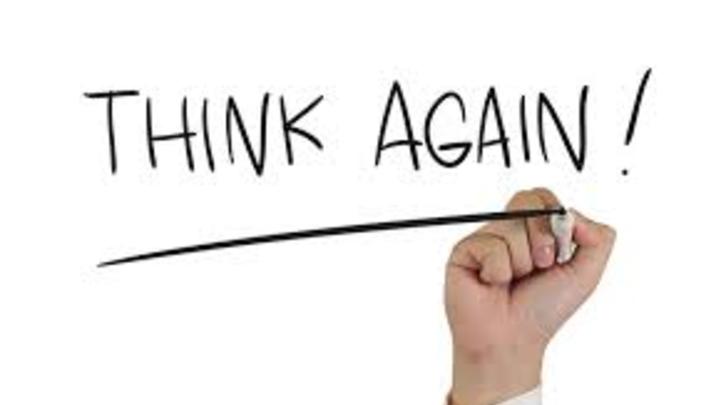 Think Again - "A Thought Renewal Journey" logo image