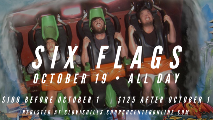Six Flags 2019 logo image