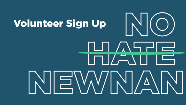 10/11/19 : No Hate Newnan Volunteer Sign Up logo image