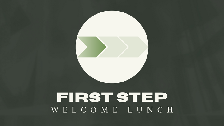 First Step Welcome Lunch-July 12 logo