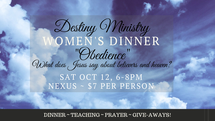Destiny Ministry - Women's Dinner logo image