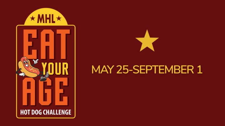 Messiah Hot Dog League "Eat Your Age" Challenge logo