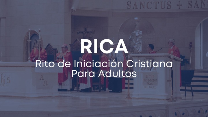 RICA (Rito de Iniciación Cristiana para Adultos) y Sacramentos de la Primera Comunión y Confirmación para Adultos  logo