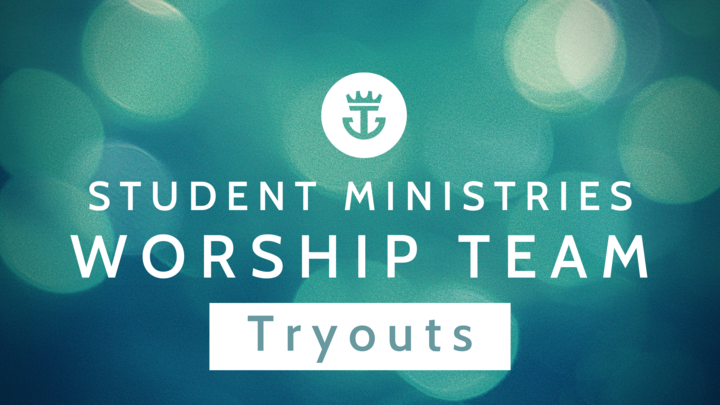 Student Ministries Worship Team Tryouts logo image