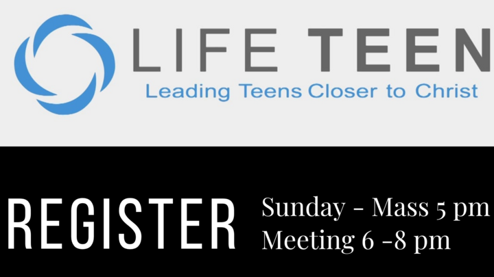 2025-2026 Life Teen Registration logo