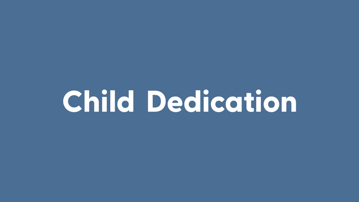 Child Dedication Class logo