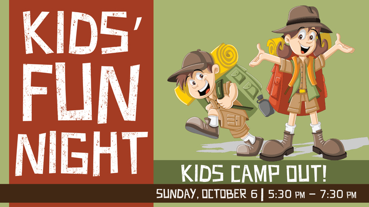 Kids' Fun Night: Kids Camp Out! logo image