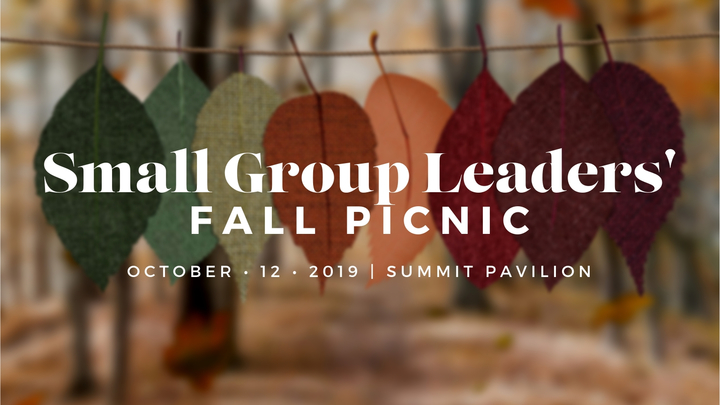 Small Group Leaders' Picnic logo image