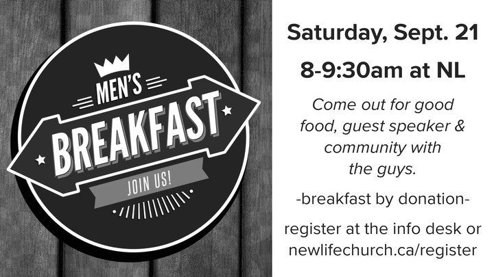 Men's Breakfast - Sept 21 logo image