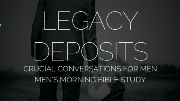 Journey Group, "Legacy Deposits - A Men's Morning Bible Study" logo image